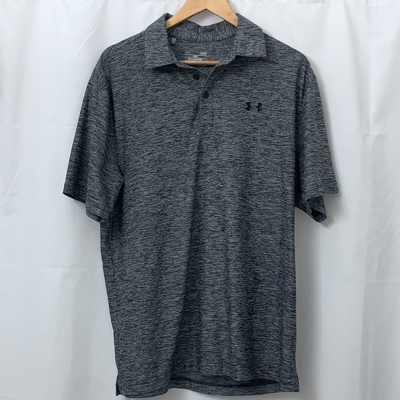 Men’s Under Armour Loose Fit Heat Gear Polo Size Large EUC - Picture 2 of 8